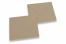 Bruna kuvert i återvunnet papper - 140 x 140 mm | Kuvertland.se