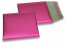 Eko bubbelpåsar i matta, metalliska färger - rosa 165 x 165 mm | Kuvertland.se