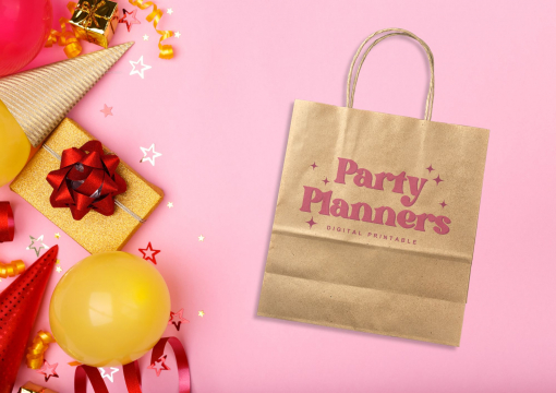 Papperspåsar med snurrade handtag | Kuvertland.se