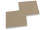 Bruna kuvert i återvunnet papper - 130 x 130 mm | Kuvertland.se