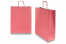 Papperspåsar med snurrade handtag - sammetsröd, 320 x 120 x 410 mm, 100 gr | Kuvertland.se