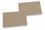 Bruna kuvert i återvunnet papper - 82 x 110 mm | Kuvertland.se