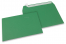 Mörkgröna färgade kuvert av papper - 162 x 229 mm | Kuvertland.se