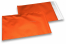 Orangea färgade foliekuvert i matt metall - 180 x 250 mm | Kuvertland.se