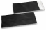 Svarta färgade foliekuvert i matt metall - 110 x 220 mm | Kuvertland.se