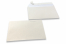 Vita färgade pärlemor kuvert - 162 x 229 mm | Kuvertland.se