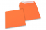 Orangea färgade kuvert av papper - 160 x 160 mm | Kuvertland.se