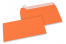 Orangea färgade kuvert av papper - 110 x 220 mm | Kuvertland.se