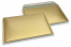 Eko bubbelpåsar i matta,  metalliska färger - guldfärgad 235 x 325 mm | Kuvertland.se