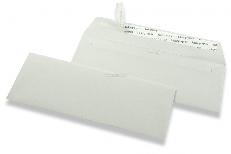 Gmund Lakepapper The Kiss kuvert - Grå: Vinkel