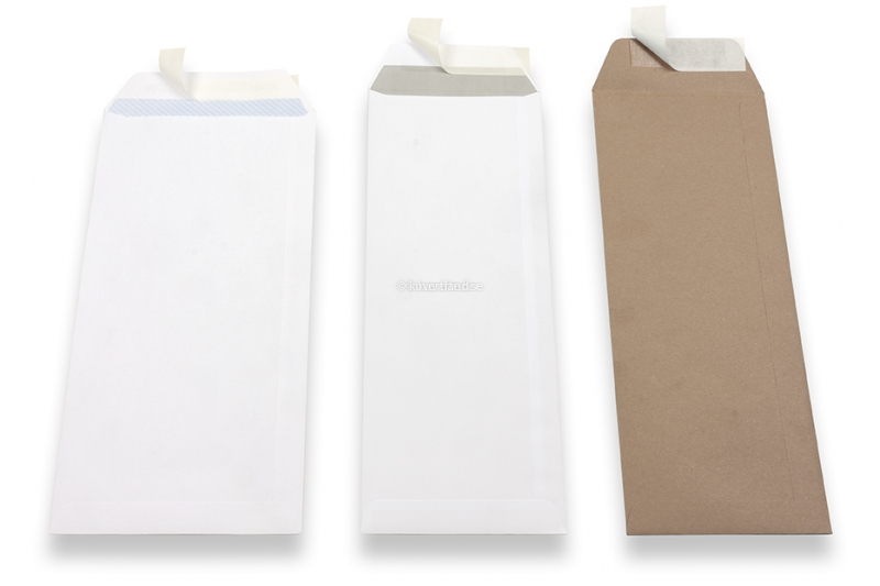 Dokumentkuvert, förseglingsremsa på kortsidan