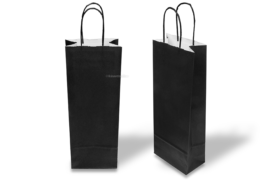 Vinpåsar i papper - Svarta