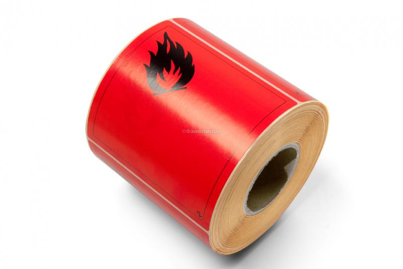 Varningsetiketter - Highly flammable (Lättantändligt)
