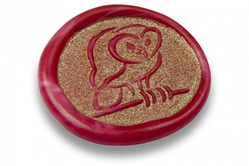 Vaxförseglingar - Uggla