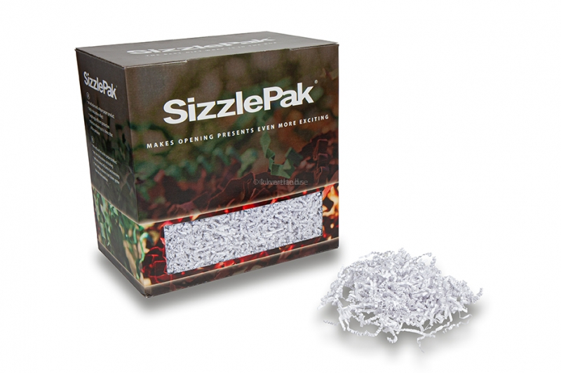 Strimlat papper SizzlePak - Vit (1.25 kg), 80 gsm papper