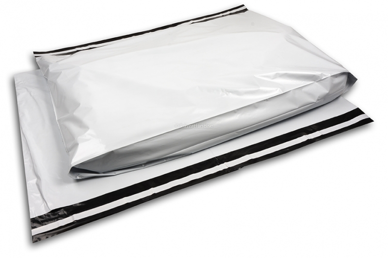 E-handelspåsar med100 mm bälg på botten 