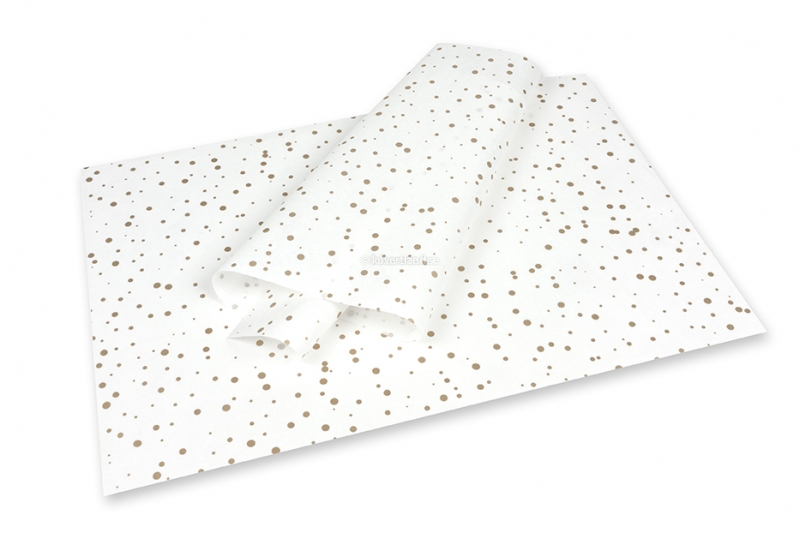 Silkespapper - prickar guld