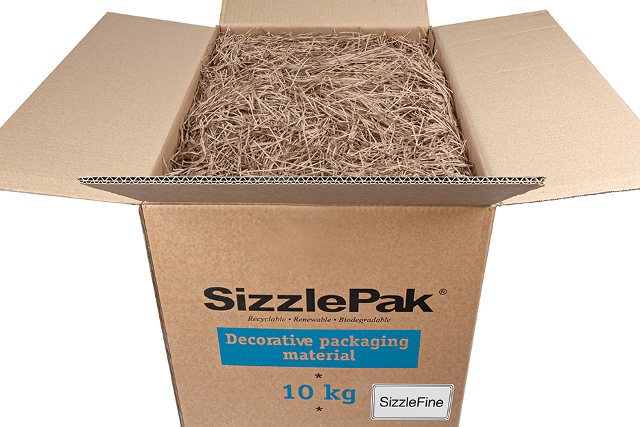 Strimlat papper SizzlePak Fine - Brun kraft (neutral) (10 kg)