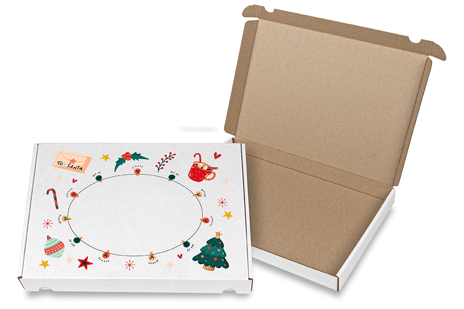 Brevpack med julmotiv - Julmotiv - 310 x 220 x 26 mm